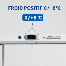 Positive Refrigerated Cabinet 590 L 0/+8°C Solid Door