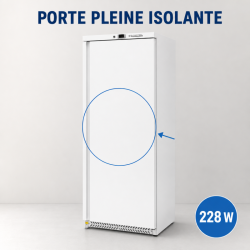 Positieve Koelkastkast 590 L 0/+8°C Volle Deur