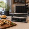 Grill Panini Pro 2200 W Geribbeld 340x220 mm Inox