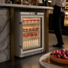 Mini Armoire Réfrigérée Vitrée 170 L 0/+8 °C - Dynasteel