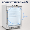 Mini Armoire Réfrigérée Vitrée 170 L 0/+8 °C - Dynasteel