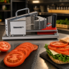 Professional Stainless Steel Tomato Cutter — Manual Slicer