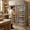 Positive Kühlschrank 1400 L 2 Glastüren GN 2/1