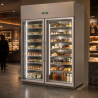 Positive Kühlschrank 1400 L 2 Glastüren GN 2/1