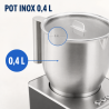 Melkopschuimer 0,4 L 650 W Inox – Dynasteel