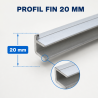 Paar Glijrails voor Saladette 548 mm — Dynasteel