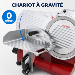 Zwaartekracht Ham Snijmachine 250 mm 150 W Aluminium