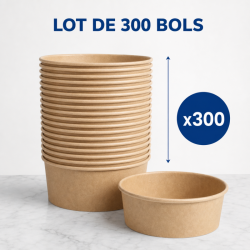 Kraft Salatschüssel 500 ml Ø 150 mm — Set von 300