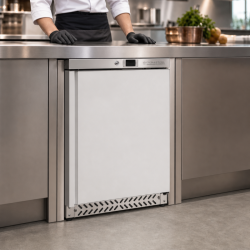 Negatieve RVS Koelkast 170 L -18°C Onderbouw