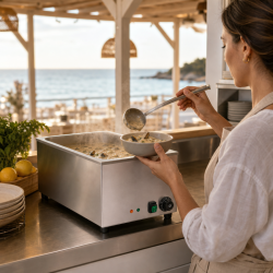 Professionele Bain-Marie GN 1/1 20 L 1200 W Inox
