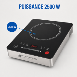 Induktionskochplatte Pro 2500 W — 80-240°C, Digital