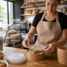 PET-deksel Ø 165 mm voor Salade Kom 1300 ml - x300