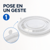 Couvercle PET Ø 165 mm pour Bol Salade 1300 ml - x300