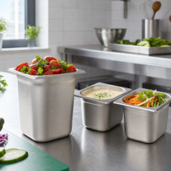 Bac Gastro GN 1/6 Inox Tiefe 200 mm - 3,4 L