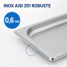 Gastro GN 1/3 Bak Inox 20 mm - Vaatwasserbestendig