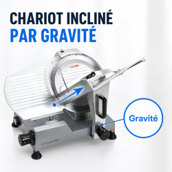Professionele Ham Snijmachine 300 mm 250 W met Zwaartekracht