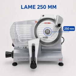 Professionele ham snijmachine 250 mm 150 W met zwaartekracht