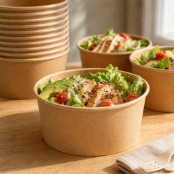 Bol à Salade Kraft 1000 ml Ø 150 mm - Lot de 300