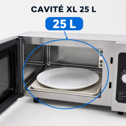 Professionelle Mikrowelle 25 L 1000 W Mechanisch