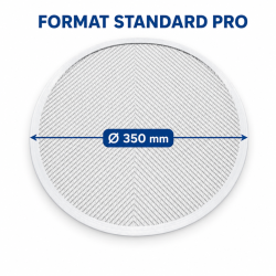 Geperforeerde Pizzaplaat Ø 350 mm Aluminium — Pro