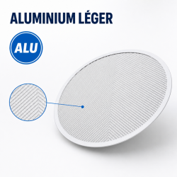 Geperforeerde Pizzaplaat Ø 350 mm Aluminium — Pro