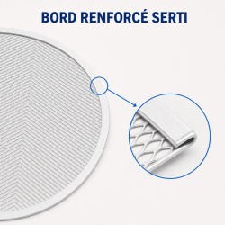 Geperforeerde Pizzaplaat Ø 350 mm Aluminium — Pro