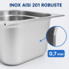 Bac Gastro GN 1/2 Inox Diepte 200 mm 12,5 L