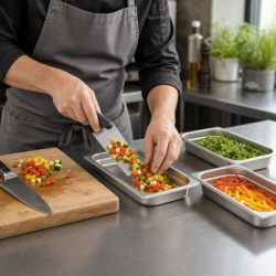 Bac Gastro GN 1/3 Inox 40 mm — 325 x 175 mm