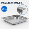 Bac Gastro GN 2/3 Inox — 40 mm, 3 L, Vaatwasser