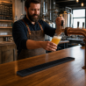 PVC Bar Mat 59 cm Zwart — Afdruiprek Toonbank CHR