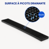 Tapis de Bar PVC 59 cm Noir — Égouttoir Comptoir CHR