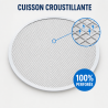 Geperforeerde Pizzaplaat Ø 280 mm Aluminium — Dynasteel