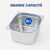 Gastro GN 2/3 Stainless Steel Pan 18 L - Depth 200 mm