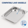 Gastro GN 1/2 Stainless Steel Tray - 40 mm - 2 L | Dynasteel