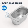 Bac Gastro GN 1/9 Inox - Diepte 65 mm - 0,6 L