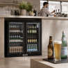Refrigerated Back Bar 209 L 2 Glass Doors — Ventilated