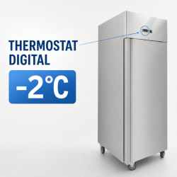 Positieve Koelkastkast 650 L RVS GN 2/1 Geventileerd
