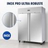 Negatieve Kast 1400 L RVS 2 Deuren GN 2/1 Geventileerd
