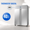 Positieve Koelkastkast 1400 L RVS GN 2/1 – 2 Deuren