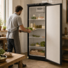 Positive Kühlvitrine 376 L Schwarz 0/+8 °C
