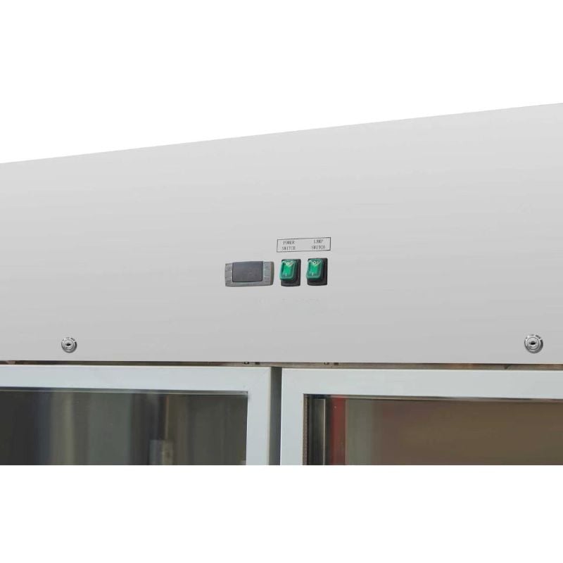 Positive Kühlschrank 1400 L 2 Glastüren GN 2/1