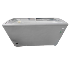 Diepvriezer RVS Uiterlijk met Glazen Schuifdeuren - 500 L - TENSAI