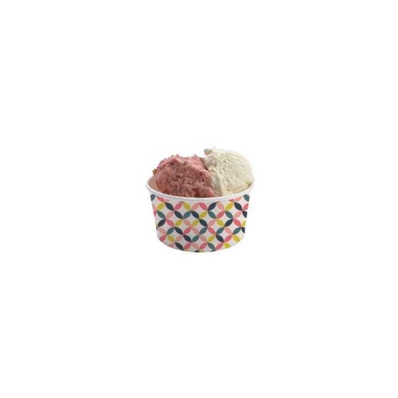 Eis- und Dessertbecher 180 ml - Großformat - Umweltfreundlich - Packung mit 50
