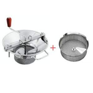 Pack Groentemolen N°5 Vertind Staal - Rooster Ø 1,5 mm Tellier