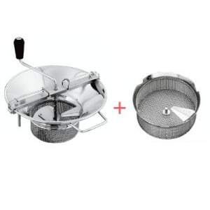 Pack Groentemolen N°5 Inox - Rooster Ø 3 mm Tellier