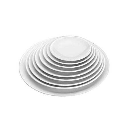 Assiette Ronde en Mélamine - Ø 25,4 x H 2,9 cm Lacor