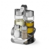 4-Piece Condiment Set - Oil, Vinegar, Pepper, and Salt