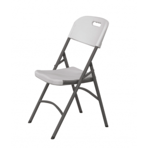 Opvouwbare stoel - Lichtgrijs - HENDI