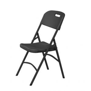 Opvouwbare stoel - Zwart - HENDI