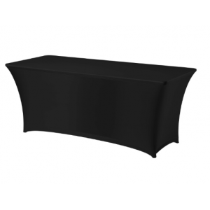 Abdeckung für rechteckigen schwarzen Tisch 1500 - HENDI